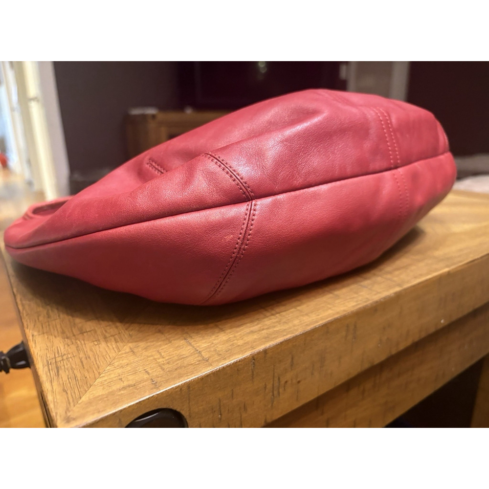 Vintage Coach Red Ergo Shoulder Bag Large 9921 - Picture 11 of 16